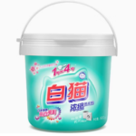 White Cat Concentrated Powder Laundry Detergent - Cherry Blossom Scent, Enzyme Formula (900g Bucket)