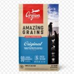 ORIJEN Amazing Grains Original Dry Dog Food – Free-Run Poultry & Wild-Caught Fish (22.5 lbs / 10.2kg)