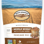 Wheat Montana 100% Whole Wheat Pancake Mix with Flax Seed – Rich in Omega-3 (2 lbs / 907g)