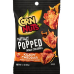 CornNuts Partially Popped Crunchy Corn Kernels – Kickin' Cheddar (3 oz / 85g)