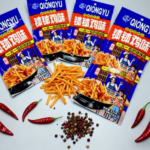 : QiongYu Spicy Chicken Flavored Crispy Wheat Sticks – Asian Style Snack (35g)