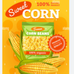 Premium Organic Frozen Sweet Corn Kernels – 100% Natural  التصنيف (Category Suggestion)