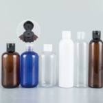 Empty PET Plastic Bottles with Flip Top / Disc Top Caps for Liquids & Cosmetics - Assorted Colors & Sizes