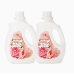 2-in-1 Floral Perfume Liquid Laundry Detergent & Fabric Softener - Antibacterial Formula (2L)