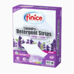 Finice Super Concentrated Laundry Detergent Strips - Lavender Scented, Fast-Dissolving for HE & Standard Washers (80 Loads)