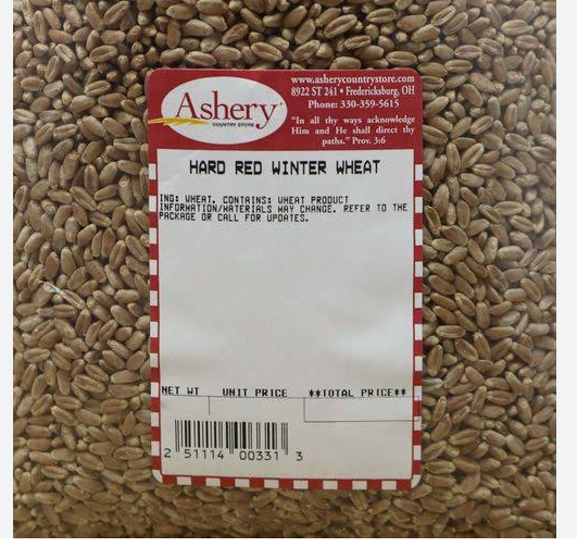 Hard Red Winter Wheat - Ashery Country Store Ashery Country Store Hard Red Winter Wheat Berries التصنيف (Category Suggestion) - Image 1
