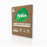 Finice Eco-Friendly Eco-Sheets Laundry Detergent - Plastic-Free & Scent-Free (20 Sheets)