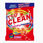 TSL Clean Laundry Powder Detergent - Super Clean & Brightness for Colors & Whites (900g)