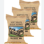 Palouse Brand Soft White Wheat Berries in Burlap Bags (15 lb Pack / 3 Bags)