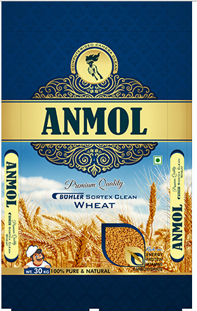 Anmol Premium Sortex Clean Wheat – 100% Pure & Natural (30kg)